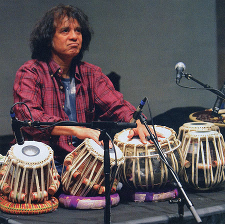 Zakir Hussain Hussein Drummerworld