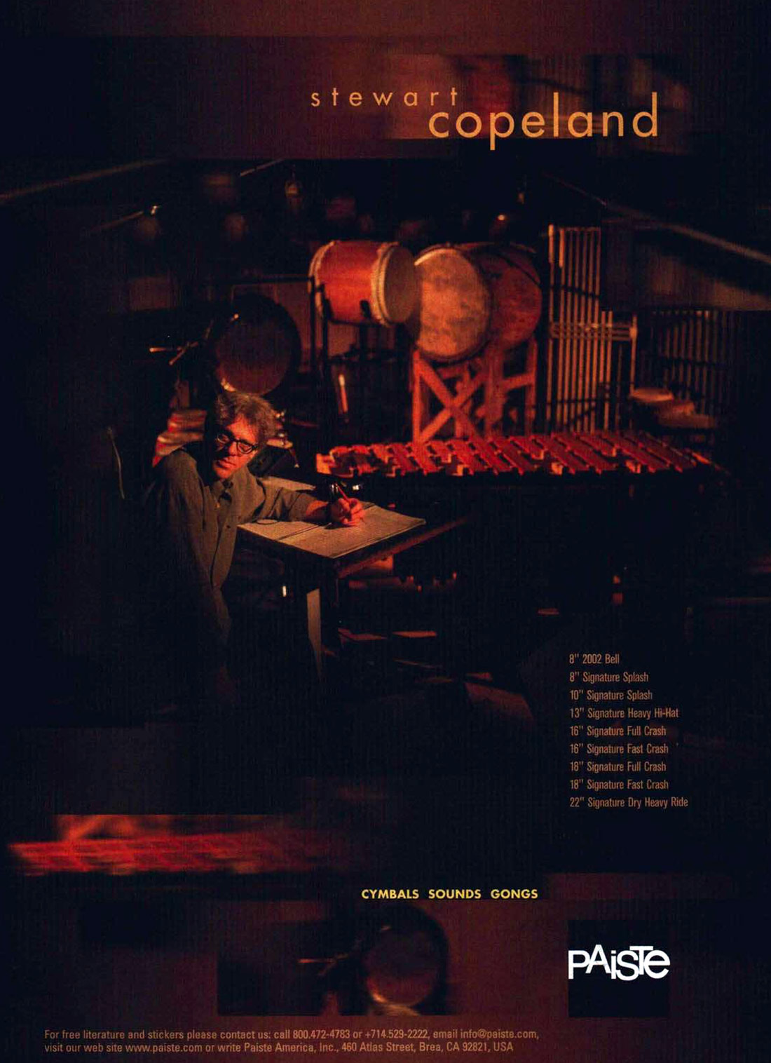 Stewart Copeland Drummerworld