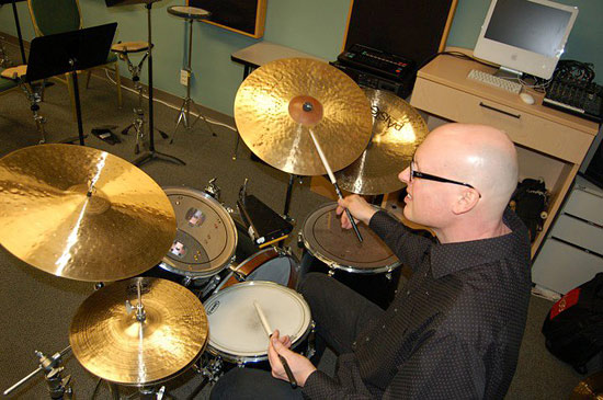 Paiste Cymbals Set-Up: