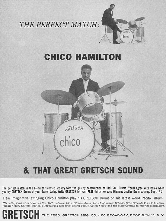 Chico Hamilton Drummerworld