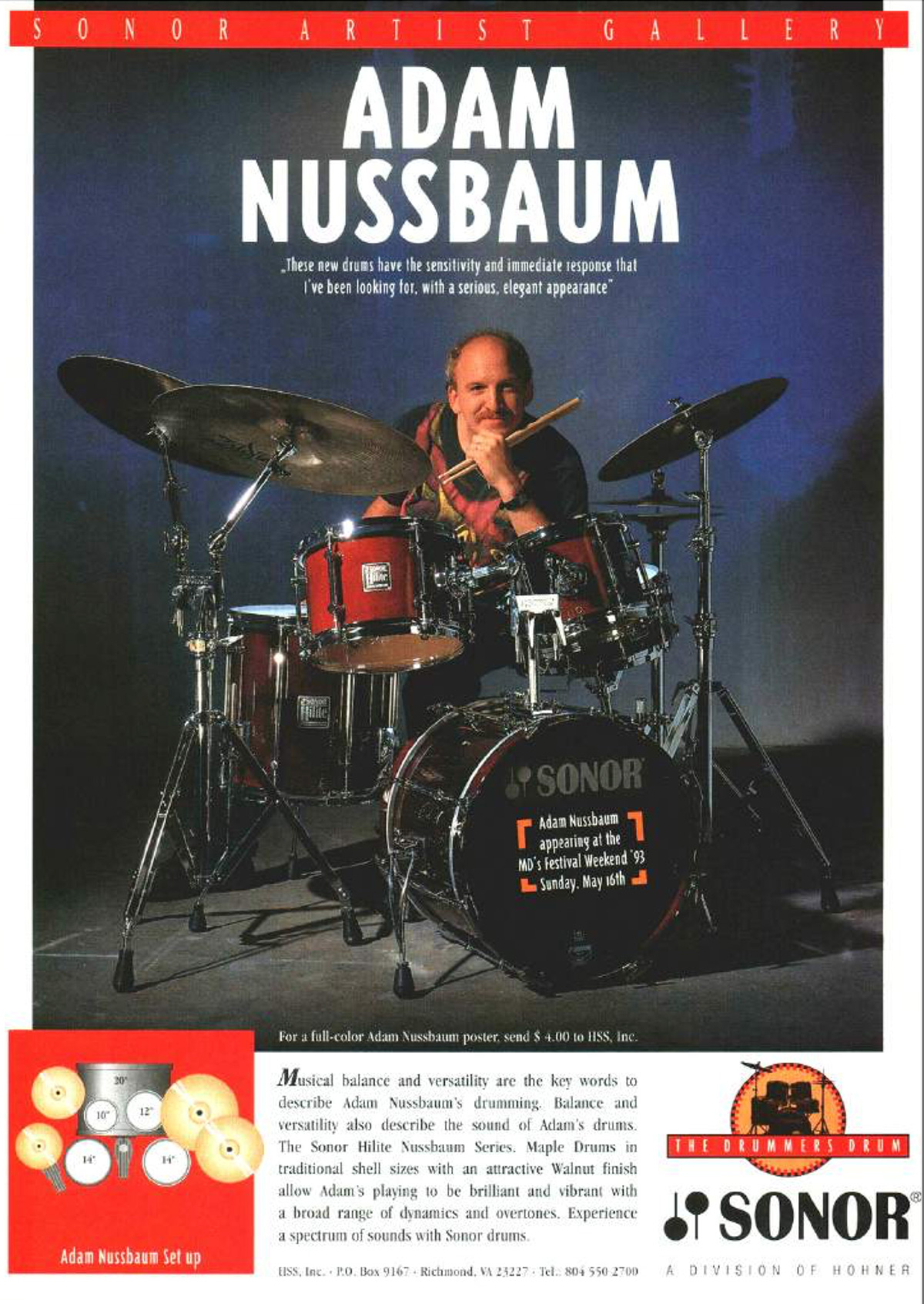 Adam Nussbaum Drummerworld