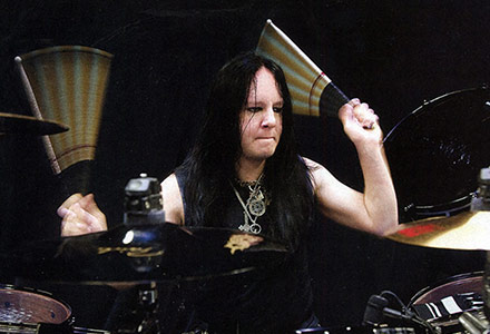 Joey Jordison drummerworld