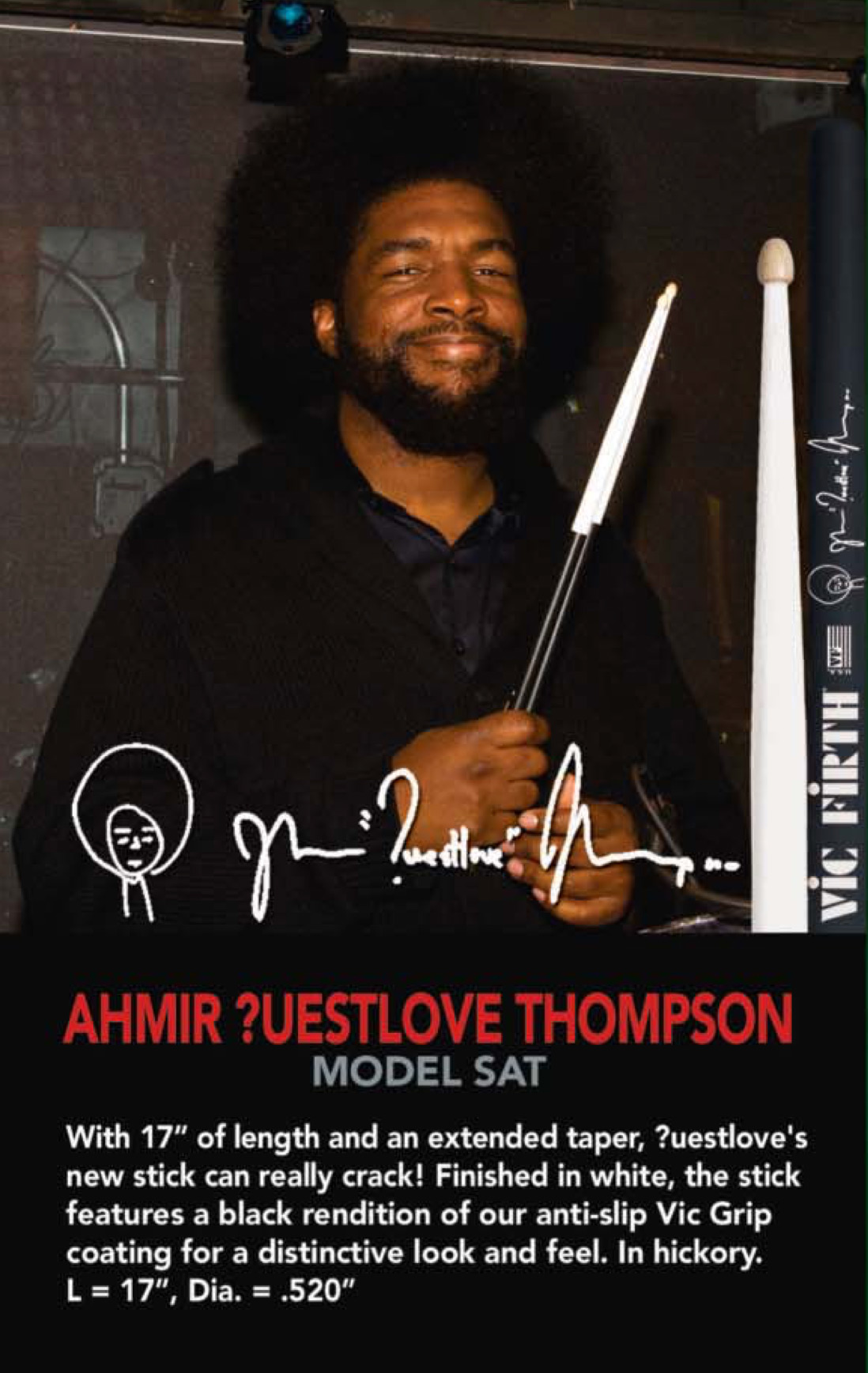 Questlove Ahmir Thompson Drummerworld