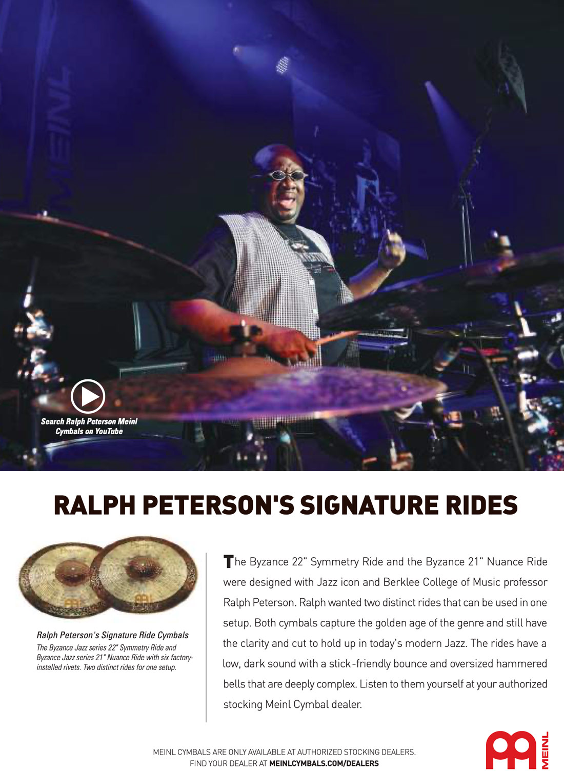 Ralph Peterson JR Drummerworld