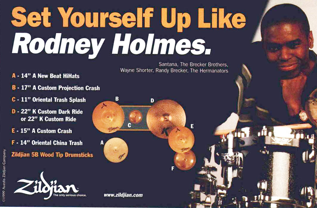Rodney Holmes Drummerworld