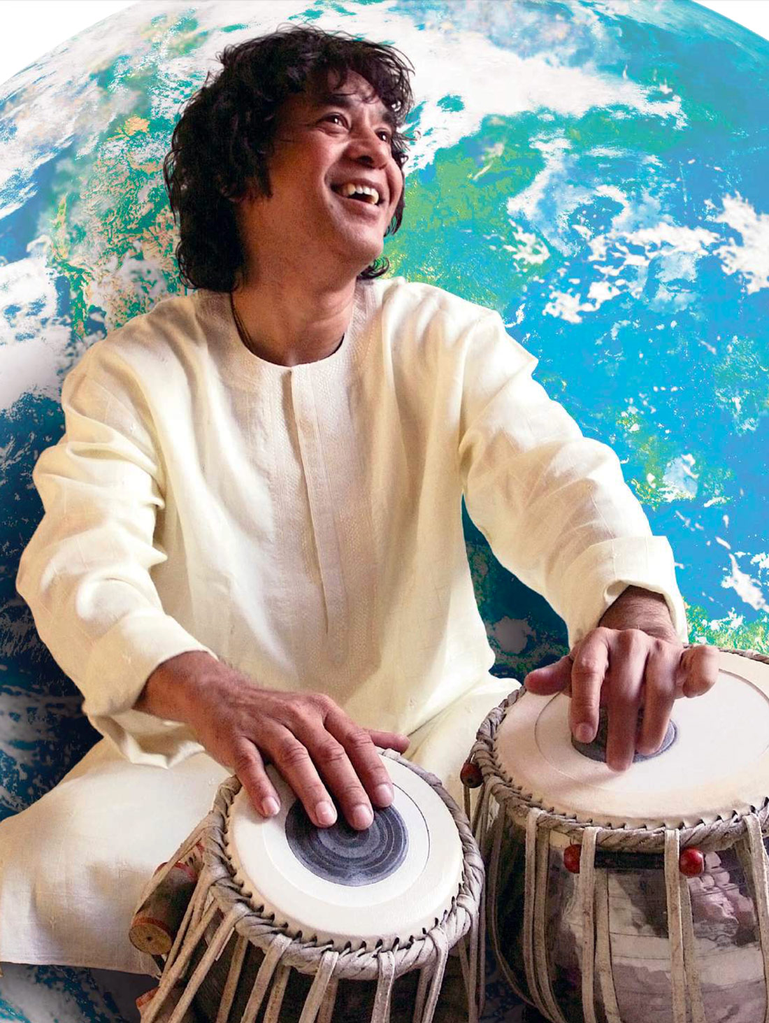 Zakir Hussain Hussein Drummerworld