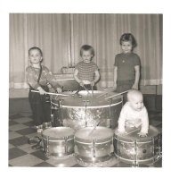 Joey, Sissi, Donna & Baby Gigi on Drums(1).jpg
